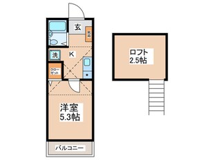 サンセール大塚の物件間取画像